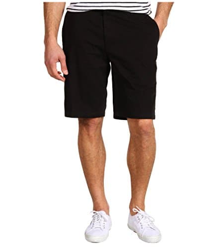 Dockers Men's Perfect Short Classic Fit 10.5", Black, 36