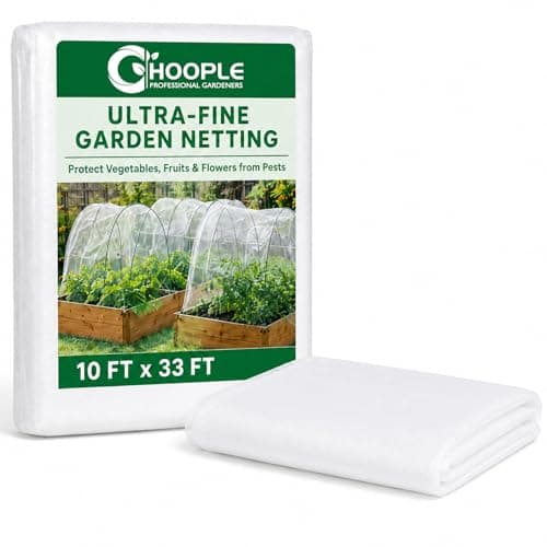 10 ft x 33 ft Garden Netting Pest Barrier, Ultra-Fine Garden Mesh Netting for Garden Protection, Plant Covers Bird Netting for Vegetables, Raised Beds, Blueberry Bushes and Fruit Plants