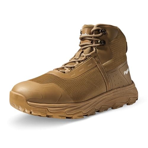 Flyplus Men's Waterproof Tactical Hiking Boots Slip-resistant