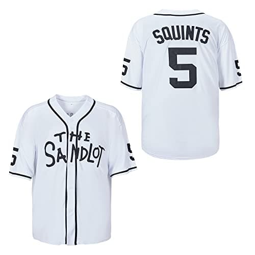 Youth Sandlot #5 Michael Squints Fashion Kids Movie Baseball Jersey Stitched White Size S