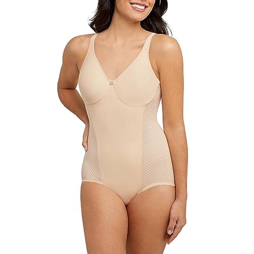 Bali womens Shaper With Cool Comfort Df1009 shapewear bodysuits, Soft Taupe, 42DD US