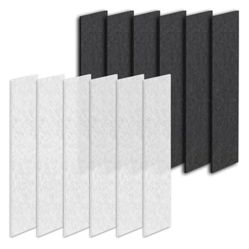 30 Pcs MAC-408FT-E Air Conditioner Filter Compatible with MAC-408FT-E MSL-GL15NA Air Conditioner, Include 15 MAC-408FT-E Replacement Filter and 15 Carbon Filter（without Shell ）