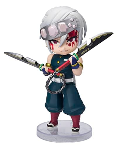 TAMASHII NATIONS - Demon Slayer: Kimetsu no Yaiba - Tengen Uzui Sound Breathing, Bandai Spirits Figuarts mini Action Figure