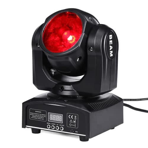 60W LED RGBW 4in1 Beam Moving Head Light dj Controller Super Bright LED Spot Light DMX Control Stage Lighting