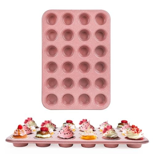 Spmarkt 2-Pack Healthy Baking Cupcake Pan| Non Stick 12-Cup Muffin Pan | Durable & Easy Clean Muffin Tin | Perfect for Cupcakes, Muffins (Beige)