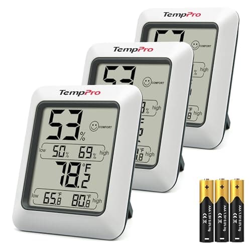 TempPro TempAir Digital Hygrometer Indoor Thermometer Humidity Monitor