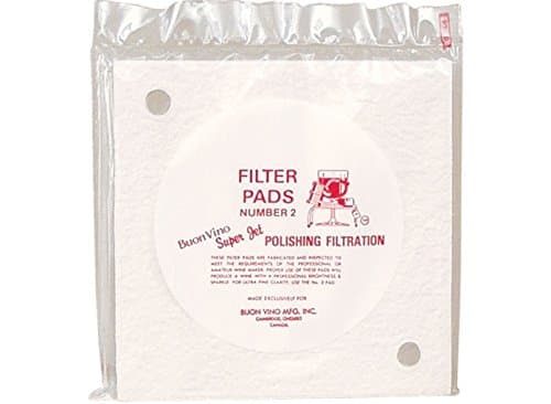 Buon Vino Super Jet Filter Pads (3 Pack) - Polishing Wine Filteration System - Brewing Supplies - Home Winemaking Equipment - Sediment Remover Accessories - Purifier Filters Pad Sets - Filtering Kits