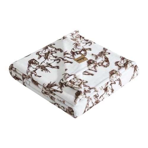 Wrangler - Soft Plush Throw Blanket for Bed & Couch, 50 x 70