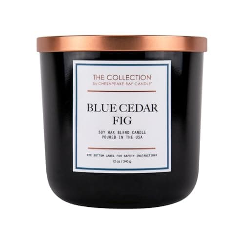 Chesapeake Bay Candle - TA35215 The Collection Two-Wick Scented Candle Blue Cedar Fig Home Décor
