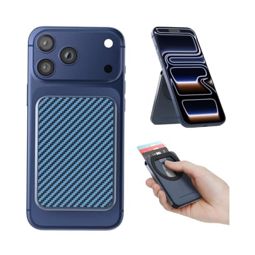 Nillkin FiberMate MagSafe Phone Wallet, RFID Blocking, Adjustable Stand