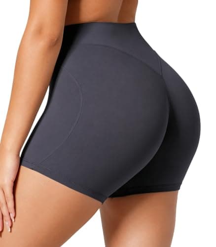 Sunzel 5" No Front Seam High Waisted Tummy Control Biker Shorts Women
