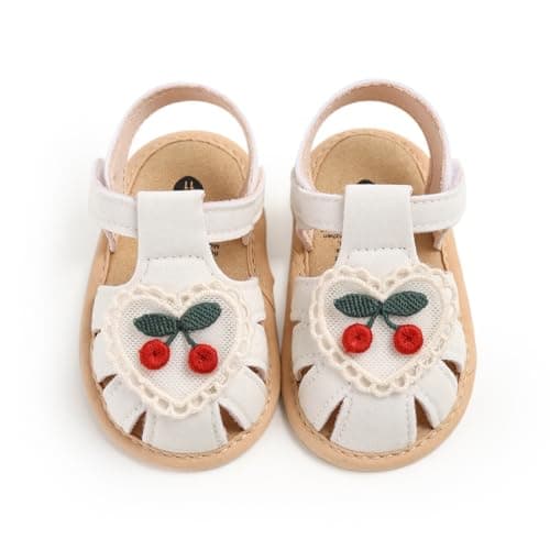 Baby Girl Sandals Infant Dress Flats Shoes Summer Beach Sandal Soft Comfy Newborn Crib Shoes First Walkers Prewalkers