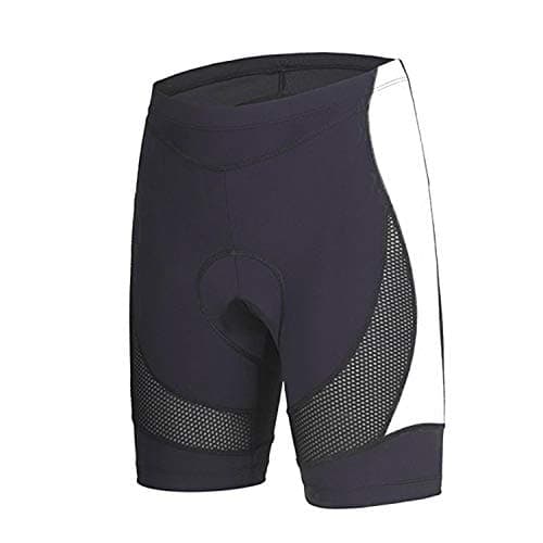 beroy Womens Bike Shorts with 3D Gel Padded,Cycling Women's Shorts (XXXL,White)