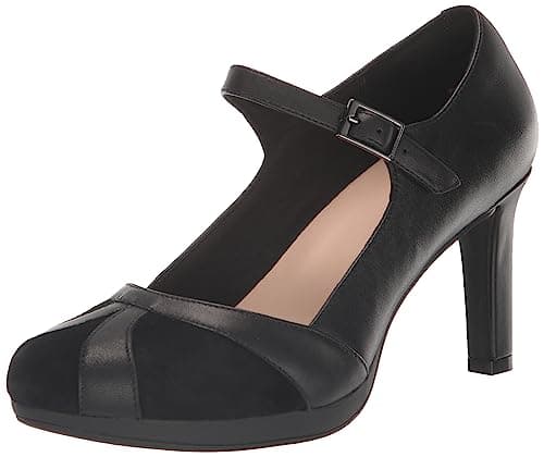Clarks Collection Women's Ambyr Light (Hanging) Pump, Black Combi, 11 Medium US