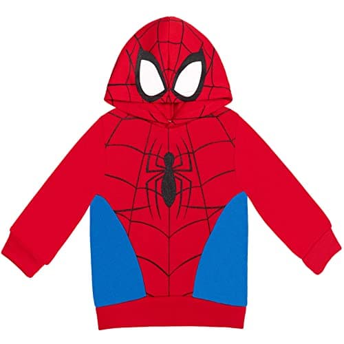 Marvel Avengers Spider-Man Little Boys Pullover Hoodie Red 7-8