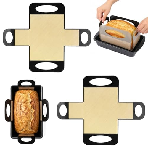 Silicone Bread Loaf Pan Liners 2Pcs Reusable Sourdough Liner for 9x5in Pan