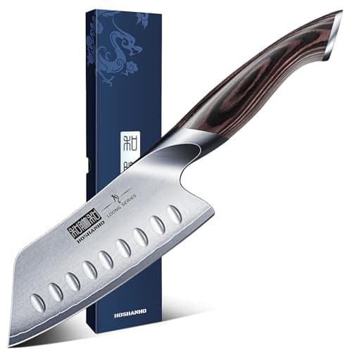 HOSHANHO 5 Inch Japanese Chef Knife, Ultra Sharp Kitchen Santoku Knives