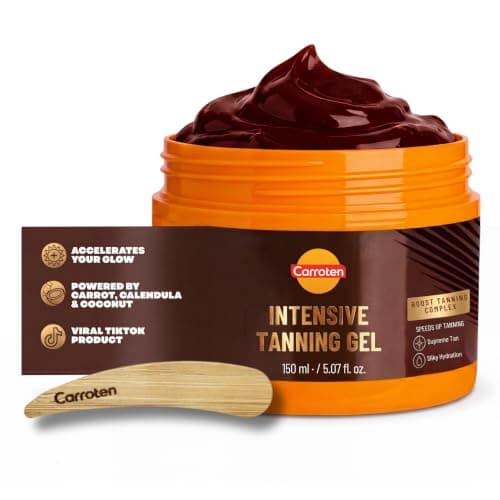 Carroten Intensive Tanning Gel, Browning Tan Accelerator, 5 oz