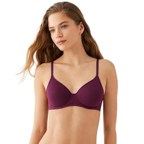 b.tempt'd by Wacoal Women's Cotton to a Tee Underwire Bra, Potent Purple, 38D