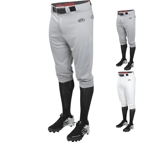 Rawlings | LAUNCH SERIES Knicker Baseball Pants | Youth XX-Large | Grey