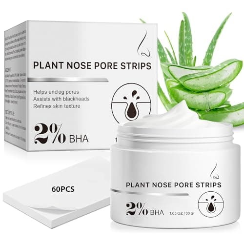 lofuanna Blackhead Remover, Nose Pore Strips Deep Cleansing Black Head Remover Strips Peel off Mask Nose Strips Skincare for All Skin