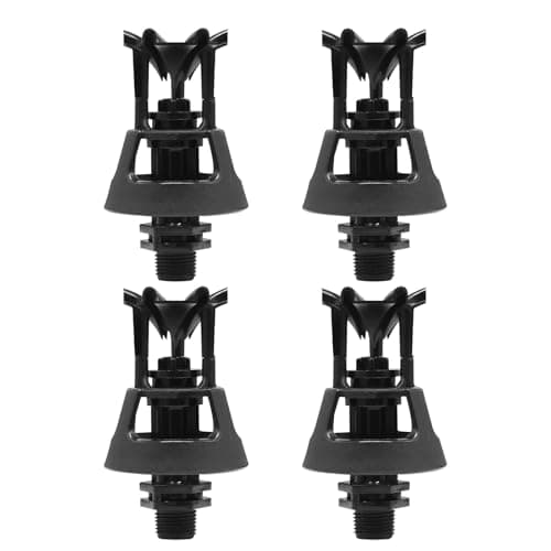 4 Pack Wobbler Sprinkler, 1/2 inch Water Saving Sprinkler Head, 42–52 ft Coverage Garden & Yard Irrigation Wobblers for Medium Lawn and Areas (Nylon)