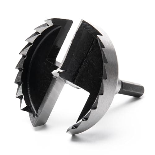 2-3/4 Inch Forstner Drill Bit, Saw Toothed Forstner Bit for Hard Wood, Soft Wood, Veneered Plywood, Plastic, Drilling Hole Saw Woodworking Hinge Cutter Tool