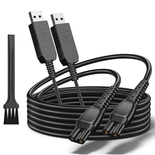 Amzpas 15V Charger Compatible with Philips Norelco HQ8505 3000 5000 7000 9000 Series, Multigroom MG5750 MG7750 MG7770 MG7790 QP6531 QP6510 QP6520 Electric Shaver Trimmer Charger