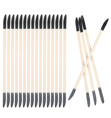 20 Pcs 5.24 x 0.16 Inch Sanding Sticks, Polishing Sticks