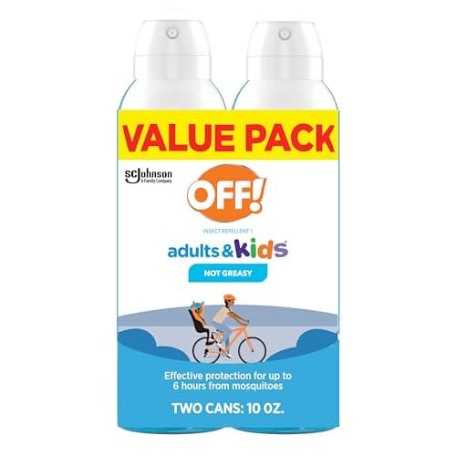 OFF! Adults & Kids Insect & Mosquito Repellent Bug Spray, 5 oz, (2-Pack)
