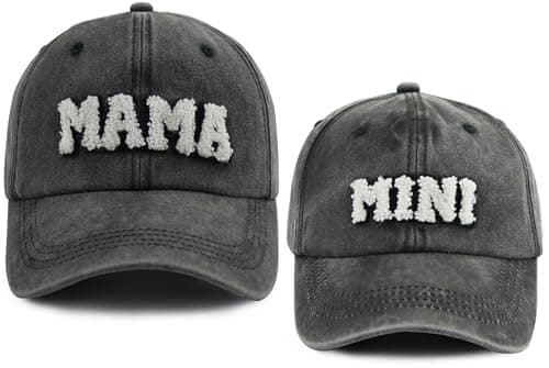 Chttohip Mom and Daughter Outfits Hats, Matching Mommy and Me Baseball Cap
