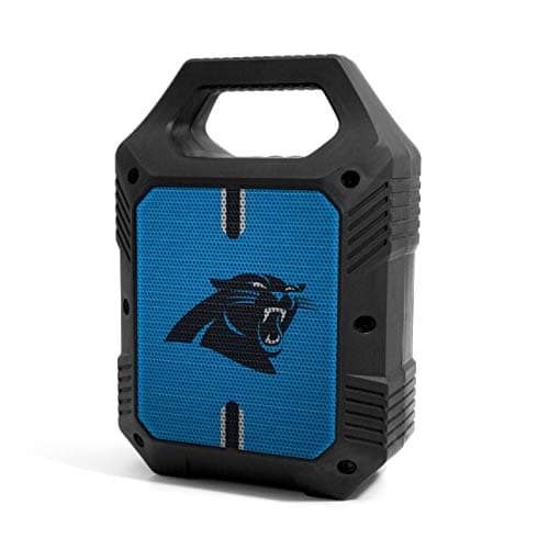 SOAR NFL ShockBox XL LED Wireless Bluetooth Speaker, Carolina Panthers