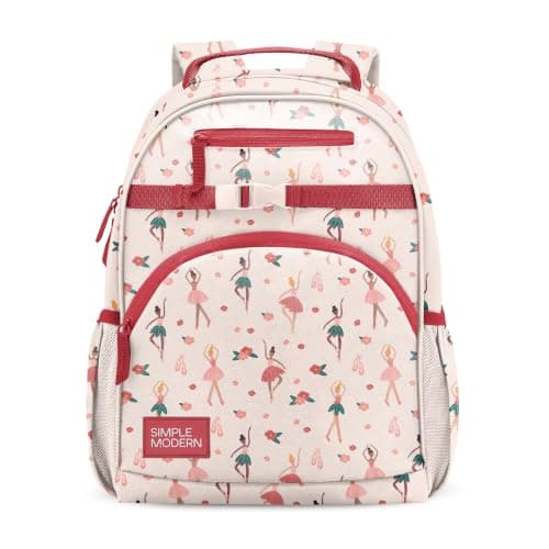 Simple Modern Kids Backpack for School, Girls, Boys | 18L | Ballerina