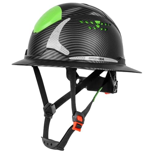 GREEN DEVIL Matrix Full Brim Hard Hat Vented Construction Safety Helmet OSHA Approved Cascos De Construccion Work Hardhat for Men&Women