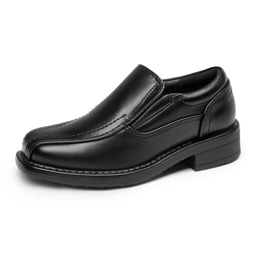 Bruno Marc Boy's SBOX225K Dress Shoes Slip-On Loafer Wedding Shoes, Black, Size 10 Toddler