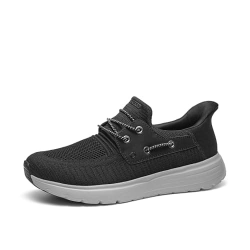 Bruno Marc Men's Hands Free Slip-on Loafers Casual Breathable Sneaker,Size 12,Black,BMUMLS2511