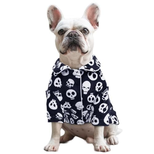 CuteBone Two-Leg Velvet Pet Pajamas Girl Dog Clothes - Soft, Cozy, and Stretchy Boy Pjs for Small, Medium Dogs and Cats Winter Sleepwear Apparel