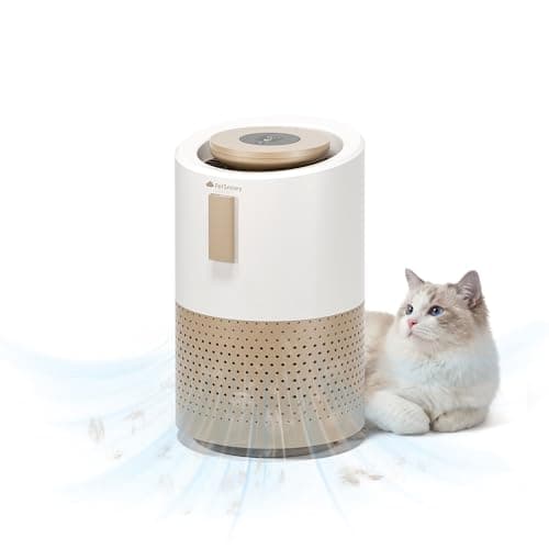 Pet Air Purifier for Cats and Dogs, H13 HEPA Air Purifier with TiO2 Filtration for Pet Hair, Litter Box Odor & Dander, Quiet Smart Air Cleaner for Home, Covers Up to 540 Sq Ft