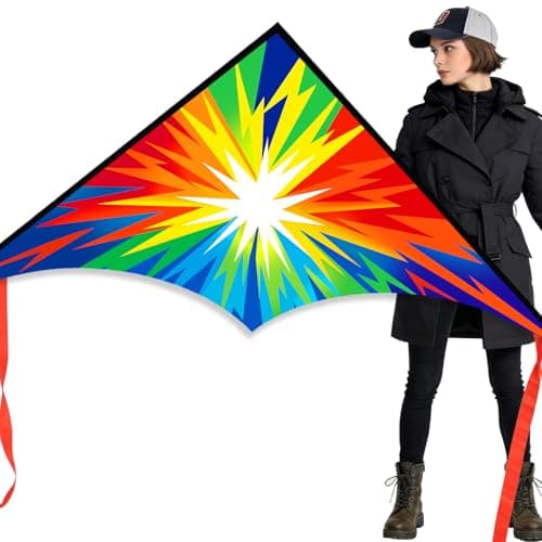 Xida Delta Kites for Kids Ages 4-8 8-12 Easy to Fly, Large Kites for Adults