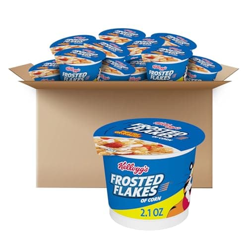 Kellogg's Frosted Flakes Original Cold Breakfast Cereal 25.2oz 12 Count