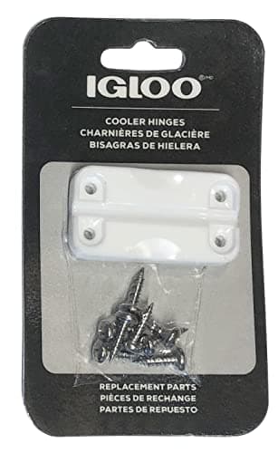 Igloo 24012 Plastic Hinges for Ice Chests (1-Pair), White, Standard Size, Contain UV Inhibitors
