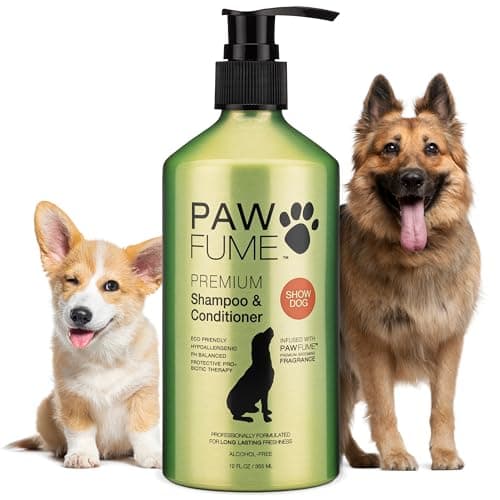 PAWFUME Deshedding Dog Shampoo and Conditioner, Show Dog, 1-Pack