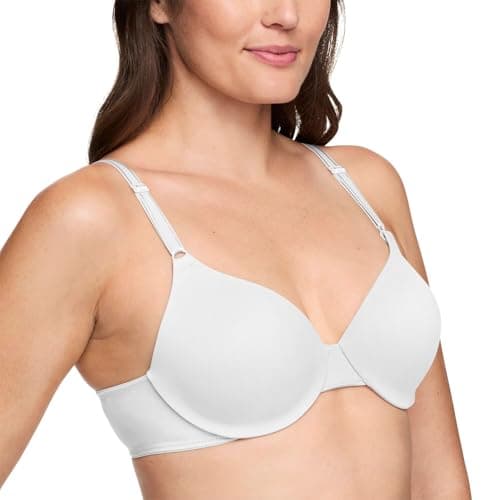 Warner's Women's This Is Not A Bra Tailored Underwire Bra, White, 32DD