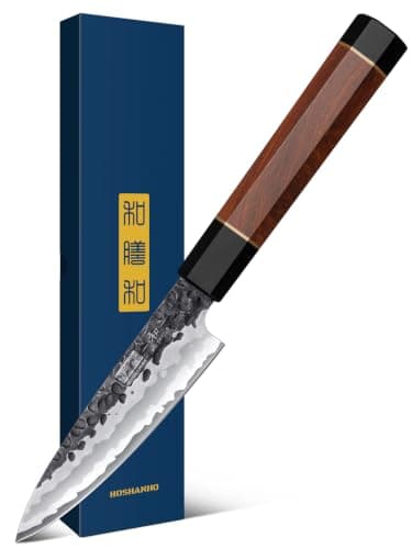 HOSHANHO Paring Knife 3.75", Razor Sharp Fruit Knife for Peeling & Coring