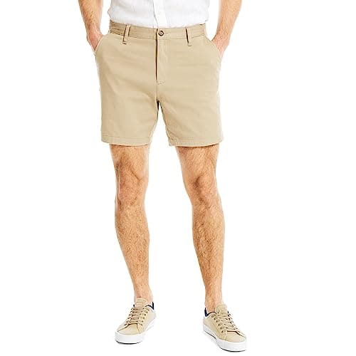 Nautica Men's 6" Deck Short, True Khaki, 35W