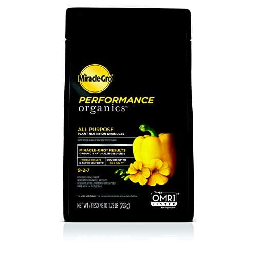 Miracle-Gro Performance Organics All Purpose Plant Nutrition Granules Box