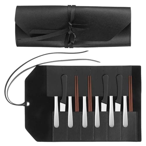 Elegaperma Knife Bag Roll, Modular Magnetic Chef Knife Case for Chef