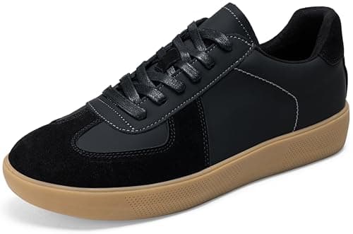 Jousen Mens Casual Dress Shoes Fashion Sneakers for Men Non-Slip (AMY5151 Black 11)