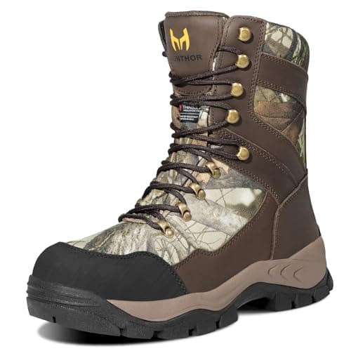 Hunthor Hunting Boots for Men, 1000g Insulation with EVA Midsole