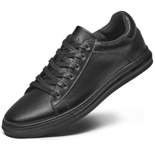 Arkbird Mens Casual Shoes Leather Fashion Sneakers Business Casual Dress Sneakers Lace-up Oxford Shoe for Men